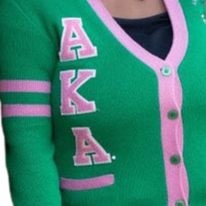 <b>Women's</b> Green and Pink Knit <b>Cardigan</b> Color Block <b>Long</b> Sleeve Sweater Classic Casual Fashion Soft Layering Outerwear Custom - Product Image 6