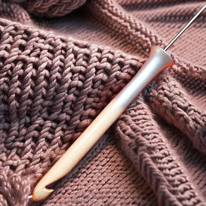 Gancho de ganchillo largo tunecino para manta 15 mm 19 mm 25 mm diámetro en 30 cm 35 cm longitud - Product Image 1