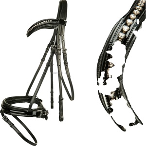 สายหนังรัดข้อเหวี่ยงรัดเอวแบบนุ่มพร้อมแถบคิ้วเป็นลอนสำหรับนักขี่ม้ากีฬา - Product Image 1