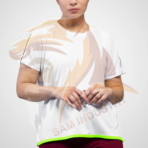 Servicios OEM, Camisetas Casuales de Alta Calidad para Mujer, Estampadas Personalizadas, Corte Ajustado, Camisetas Casuales de la Mejor Calidad para Mujer - Product Image 6
