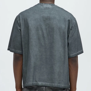 Camiseta con Estampado Personalizado para Hombre, 100% Algodón, Cuello Redondo, Estilo Casual, Corte Ajustado, Color Blanco Liso - Product Image 2