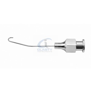 Cánula de irrigación con gancho Binkhorst 22G, instrumento de irrigación quirúrgica oftálmica de acero inoxidable, herramienta reutilizable para microcirugía ocular - Product Image 6