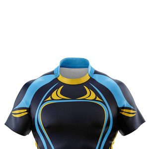 Camiseta de Rugby Sublimada de Alta Calidad, Personalizable con Logotipo, Tejido Transpirable, Tallas Grandes, Uniforme Deportivo Unisex para Equipos, Venta al Por Mayor - Product Image 2