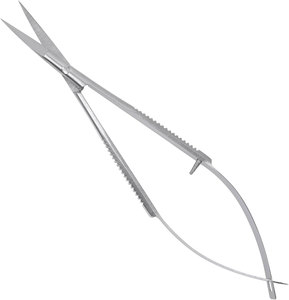 Tijeras de Precisión para Cutículas, de Acero Inoxidable Curvado, Herramienta Profesional de Manicura para Recortar Cutículas Finas y Cejas - Product Image 1