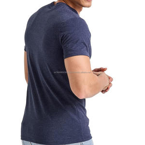 Nueva Llegada, Camiseta de Hombre Lisa de Talla Grande, 100% Algodón, Tejido de Rizo, Transpirable y Elástica - Product Image 6