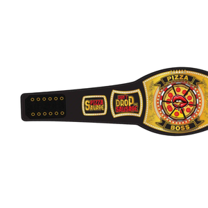 Pizza Boss Championship Belt High Quality Custom Title Belt Exclusive Collector's Item with Pizza Design - Product Image 4