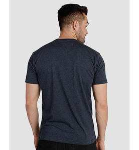 Promotion T-shirt de compression respirant en coton blanc tricoté 100% personnalisé avec impression graphique, marque personnalisée, manches courtes pour homme - Product Image 2