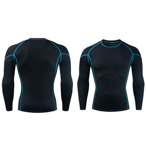 Rashguard Homme Séchage Rapide 2026 avec Logo Personnalisé Imprimé par Transfert Thermique, Respirant, Anti-Bactérien, Manches Longues, Spandex/Polyester, MMA - Product Image 6