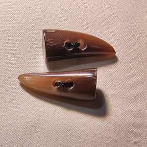 Botón de Cuerno de Búfalo Ecológico, Pulido, Religioso, Duradero, Hecho a Mano, de Primera Calidad, para Chaqueta, Diseño Minimalista, Artesanía Natural - Product Image 1