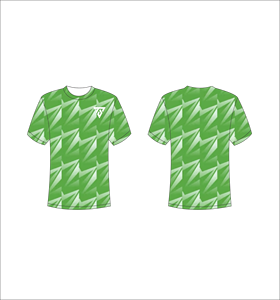 Camiseta de hombre con estampado de puntos blancos, manga corta, cuello redondo, corte regular, 100% poliéster, tejido transpirable. - Product Image 4