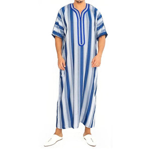 <b>Men</b> Juba Islamic Muslim Traditional Long Robe Comfortable Loose Fit Long Sleeve Clothing Breathable Fabric For <b>Men</b> - Product Image 6