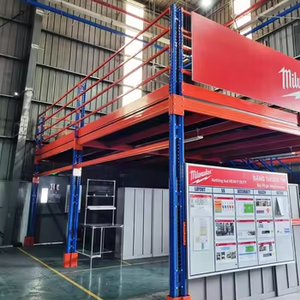 Rayonnage en acier de système de support de mezzanine résistant pour le garage d'entrepôt et le stockage de capacité élevée - Product Image 4