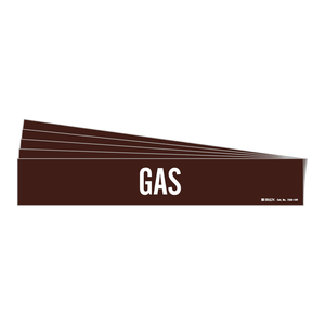 Marcador de Tuberías de Gas Flexible, Resistente al Calor y a los Químicos, para Uso en Interiores y Exteriores, Marca Brady - Product Image 2
