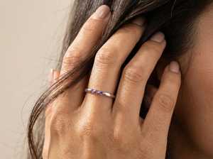 925 Sterling <b>Silver</b> Gemstone <b>Ring</b> with Amethyst for Women Certified Handcrafted Jewelry for Weddings & Parties <b>Eternity</b> Vermeil - Product Image 4