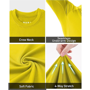 Custom Men Long Sleeve Rash Guard <b>Compression</b> <b>Shirt</b> Graphic Print UV Protection Quick Dry OEM Bulk Supplier - Product Image 6