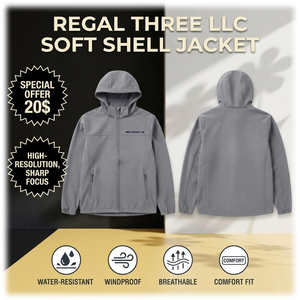 Lightweight Water Resistant <b>Windbreaker</b> Softshell Jacket Outdoor <b>Camping</b> Performance Jackets Custom Zipper Rain Softshell Jacket - Product Image 1