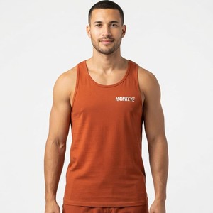 Sport <b>Vest</b> Polyester Breathable Solid Color Running Sleeveless OEM Men's Tank Top High Manufacturer's Latest Design Knitted Men - Product Image 6