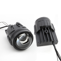 Projecteur LED antibrouillard 68W 7000LM avec lentille de 2,0 pouces et optique à double lentille, faisceau lumineux 6000K pour éclairage automobile