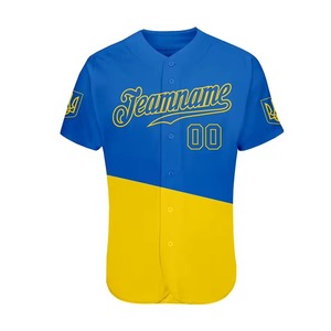 Custom Sublimated Baseball Jersey Teamname 00 Unisex Short Sleeve Polyester Moisture Wicking Regular Fit All Seasons - Product Image 1