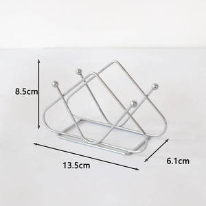 Porte-serviettes décoratif en fer de fournisseur indien, idéal pour la cuisine, la salle à manger, le café, le restaurant et le bureau, disponible au meilleur prix. - Product Image 6