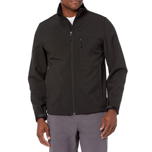 Autumn Winter <b>Men's</b> Softshell <b>Jacket</b> <b>Long</b> Length Stand Custom Logo Design Wholesale Clothing Waterproof Casual High Street Plain - Product Image 2
