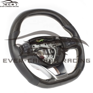 Volant de direction de voiture Ever-Carbon Racing ECR, <span class=keywords><strong>prix</strong></span> d'usine, vente chaude, pour <span class=keywords><strong>Mercedes</strong></span>-Benz <span class=keywords><strong>AMG</strong></span> Classe C W204 <span class=keywords><strong>C63</strong></span> W212 W218 W207 W172 SLK - Product Image 2