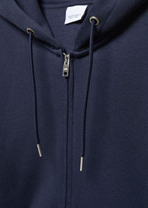 Sweat-shirts à capuche zippés en molleton de coton épais pour hommes, coupe classique, couleur unie, streetwear d'automne, fabricant de sweats à capuche zippés unis - Product Image 5