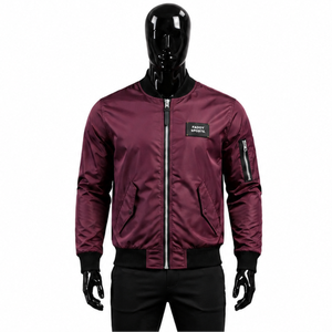 Blouson Bomber Unisexe Personnalisé en Gros – Coupe Slim pour Homme, Coupe-Vent Décontracté, Manteau d'Hiver Rembourré, Résistant à l'Eau, Style MA-1 - Product Image 1