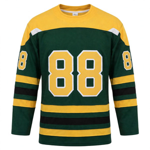 Maillot de hockey sur glace personnalisé sublimé avec numéro brodé, manches longues, respirant, uniforme d'équipe, vêtements de sport pour hommes - Product Image 2