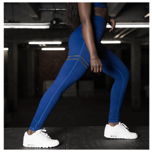Leggings de yoga pour femmes de haute qualité, personnalisables, imprimés, vêtements de sport en Spandex/Nylon, séchage rapide, respirants, sans coutures, longueur intégrale - Product Image 3