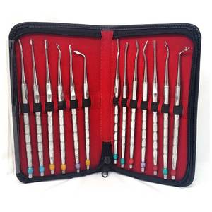Orthopedic Dental PDL Luxating <b>Elevators</b> Set 13-Piece Root Tip Extracting Instruments Stainless Steel Surgical Extraction Tools - Product Image 4