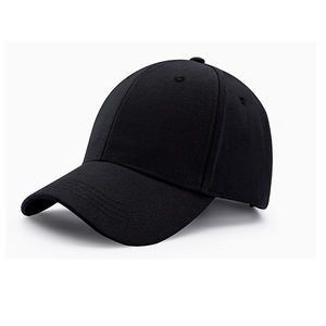 Gorra de Béisbol Negra de 6 Paneles, Unisex, Ajustable, de Algodón, con Logotipo Bordado, Estilo Casual, Cierre de Hebilla Metálica - Product Image 4