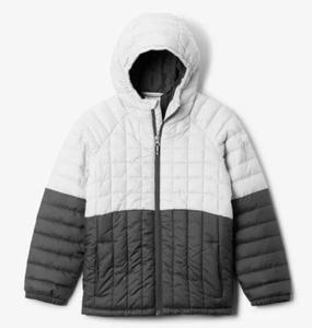 Chaqueta Acolchada con Capucha para Hombre, Diseño Color Block Naranja y Negro, Resistente al Viento, Relleno Grueso de Poliéster, Cierre de Cremallera, Estilo Casual de Invierno - Product Image 4