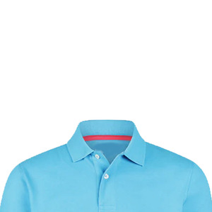 Polo pour homme de qualité supérieure, bleu clair, manches courtes, couleur unie, style décontracté, tricoté, coupe classique - Product Image 6