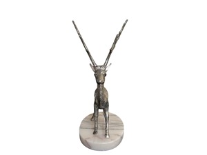 Objeto Decorativo de Reno Artístico con Acabado Mate, Ideal para Estantes de Sala de Estar y para Regalos, Hecho en India - Product Image 5