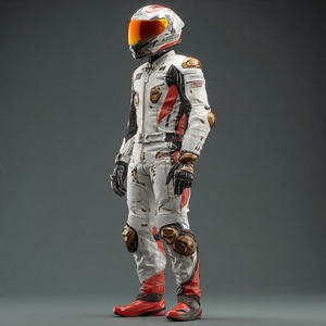 Traje de Motociclismo de Cuero 2026, Impermeable, Impreso, Transpirable, con Cremallera, Manga Larga, para Verano e Invierno - Product Image 5