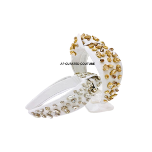 Diadema de Pedrería Hecha a Mano y Personalizada |   Accesorio para el Cabello con Cuentas Personalizado |   Diadema de Moda Personalizable - Product Image 3