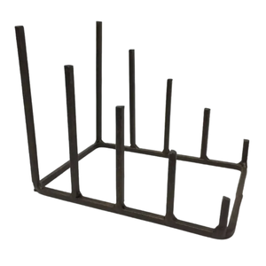 Black Metal Plate Rack Organizer <b>Storage</b> Chopping Blocks Metal Rack Stand Kitchen <b>Storage</b> Holder & Rack - Product Image 1