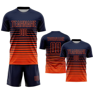Uniforme de Fútbol de Verano 100% Poliéster Transpirable de Secado Rápido, Conjunto de Fútbol Unisex, Ropa de Equipo con Logotipo Personalizado, OEM Plus - Product Image 5
