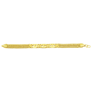 Pulseras de Hombre Chapadas en Oro de 14K, 18K y 24K, Estilo Dubái, Joyería de Moda Árabe para Hombre, Pulsera de Oro, Oro Joyería - Product Image 3