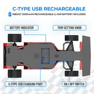 รถซูเปอร์คาร์ RC สุดหรูแบบหล่อขึ้นรูป พร้อมประตูเปิดได้และไฟ LED ควบคุมด้วยรีโมทคอนโทรล สำหรับสั่งซื้อจำนวนมาก - Product Image 6