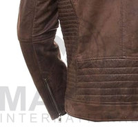 Nouvelle arrivée, veste en cuir pour homme, design tendance de haute qualité, grande taille, veste en cuir de moto pour homme