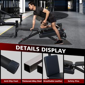 Adjustable <b>Strength</b> <b>Training</b> Bench Multifunction Fitness Chair for Full Body Workout Fast Folding Home Bench Benches Racks - Product Image 4