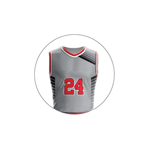 Uniforme de Baloncesto de Spandex/Poliéster Bien Diseñado, Transpirable, Último Estilo, Mejor Calidad, Estampado de Leopardo y Letras, Personalizado para Equipo - Product Image 2