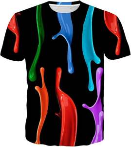 Camisetas de Sublimación para Hombre, Personalizadas con Estampado, de Poliéster/Algodón, Manga Corta, Ecológicas, de Secado Rápido, para Gimnasio, Pedido al por Mayor - Product Image 1