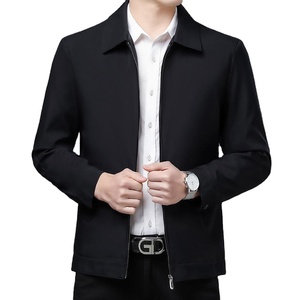 Veste décontractée pour homme à col montant, coupe ample, printemps et automne, prix d'usine en Chine, logo personnalisé brodé, Bangladesh - Product Image 1