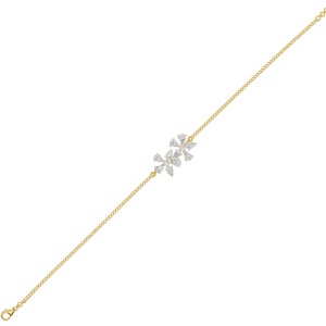 Pulsera de Cadena Dorada con Dije de Flor para Mujer, Joyería de Aniversario - Product Image 3