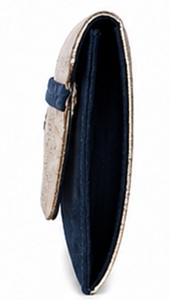 Wholesale Women's Luxury Trendy Modern Metallic Gold <b>Navy</b> Suede Envelope Clutch Braided Flap <b>Evening</b> Party Handbag Custom Logo - Product Image 4