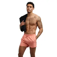 מותאם אישית מהיר יבש Mens חוף מכנסיים מוצק צבעים בגד ים עם כיסי Mens ריצת מכנסיים שחייה