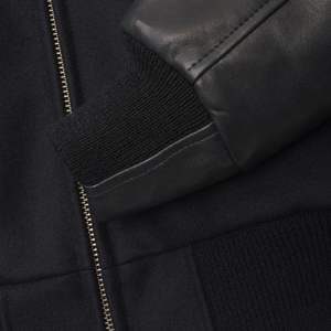 Veste universitaire en toile personnalisée de haute qualité pour hommes, hiver, style streetwear, imperméable, coupe-vent, 100% coton, fermeture éclair - Product Image 3